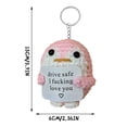 thumbnail image 2 of Precio sorpresa!Colgante de llavero tejido con pequeño pingüino divertido y lindo, 2 of 5