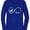 Blue, variant on Tstars - Gift For Horse Lover Infinite Love Women Long Sleeve T-Shirt XX-Large Blue