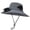 A-Gray#1, variant on Solar Fan Hat with USB Port Adjustable Drawstring Outdoor Garden Hiking Walking Cap