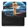 thumbnail image 1 of FIFA Porta Pasaporte y Cartera de Viaje Premium de Cuero PU, Funda de Pasaporte Bloqueo RFID con Ranuras para Tarjetas de Crédito, Estuche para Libro de Pasaporte para Familia 10cm × 15cm, 1 of 6
