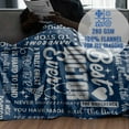 thumbnail image 2 of Doctor Gifts for Men, Best Doctor Ever, Funny Appreciation Thank You Throw Blanket for Male Doctors on Doctors Day, Christmas, Retirement, Birthdays, 50 x 65 Inches - Blue, 2 of 5