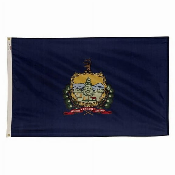 3x5' POLYWAVEZ VERMONT POLY II FLAG CH&G
