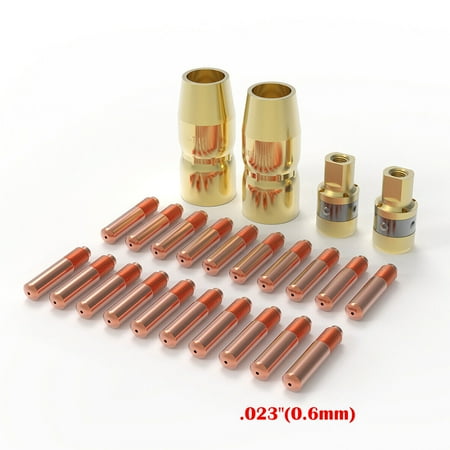 

Goodhd MIG torch Kit Accessories for Miller M-100/150 Hobart H-9/10 Tip Nozzle Diffuser
