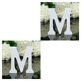 thumbnail image 3 of Qarigey 8cm 26 Letters Alphabet Portable Lightweight Hanging Ornament Props Stable Wall Wear-resistant for Wedding Party Home Type2 NO2, 3 of 6