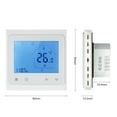 5A Water Heating Thermostat with Touchscreen Touch LCD Display Weekly
