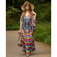 thumbnail image 4 of Sunforyou Kafan Dresses for Women Moo Moos Bathing suit Cover up Plus size Caftans Loungewear, 4 of 5