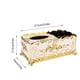thumbnail image 5 of Tissue Box, Tissue Case Holder, Multi-Case Unique Rose Three-Dimensional Carving For General Household Restaurant Hotel Cafe, 5 of 8