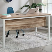 Worksense by Sauder Bergen Circle 60" Desk Modesty/Privacy Panel in Kiln Acacia, Kiln Acacia Finish