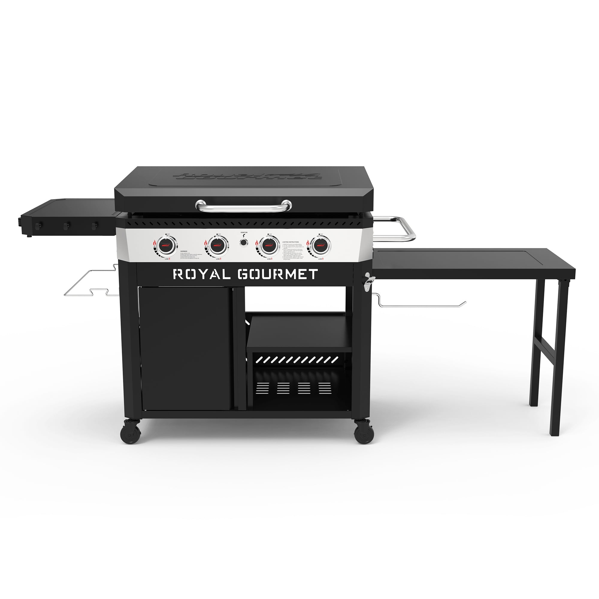 Royal Gourmet Home Depot Flat Top Grills Royal Gourmet Black