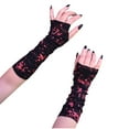 thumbnail image 4 of Nmnitkp Halloween Gloves Long Ghost Claw Dress Up Gloves Black Long Nails Cosplay Festival Funny Gloves, 4 of 5