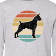 thumbnail image 4 of Inktastic Boxer Dog Vintage Silhouette Long Sleeve Youth T-Shirt, 4 of 5