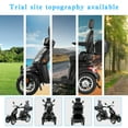 thumbnail image 5 of Xlluproid Heavy Duty 4-Wheel Mobility Scooter,Electric Powered Chair,800W,500 lb Limit，Black, 5 of 10
