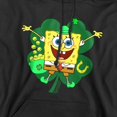 thumbnail image 3 of SpongeBob SquarePants Mens Spongey Four Leaf Clover St Patricks Day Hoodie, 3 of 5