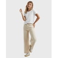 thumbnail image 4 of Hanes Perfect-T Women's Cotton Crewneck T-Shirt White L, 4 of 5