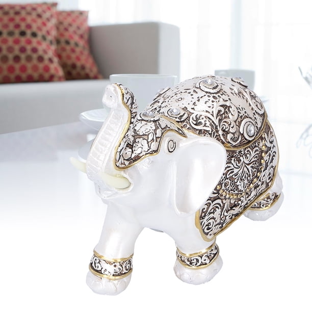 Figura de Elefante, Resina de Alta Adornos de Elefante Ecológicos, para decora
