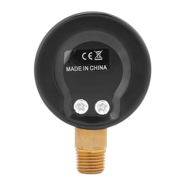 Mini Manómetro de dial 0-15 psi/0-1 bar para aire agua aceite manómetro portátil con doble escala tamamo súper mini adecuado para latón