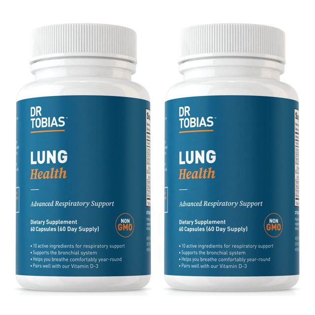 Dr. Tobias Lung Health, Lung Support Supplement with Vitamin C