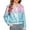 Light Blue, variant on Otqutp Sequin Jacket for Girls Kids Lightweight Glitter Flight Jacket Colorful Sparkly Shiny Outerwear Zipper 𝗩ivid Color Coat