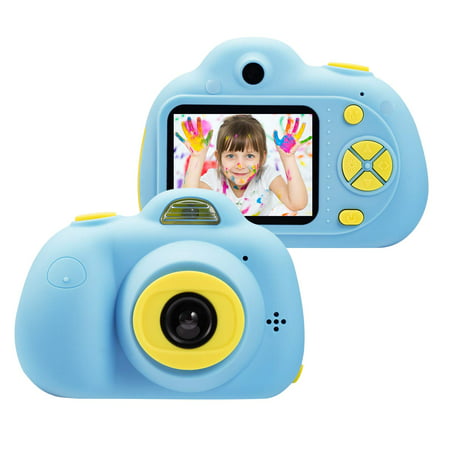 Kids Toys Camera for 3-6 Year Old Girls Boys, Compact Cameras for Children, Best Gift for 5-10 Year Old Boy Girl 8MP HD Video Camera Creative Gifts,Blue(16GB Memory Card Included), (Best Compact Digital Camera 2019)