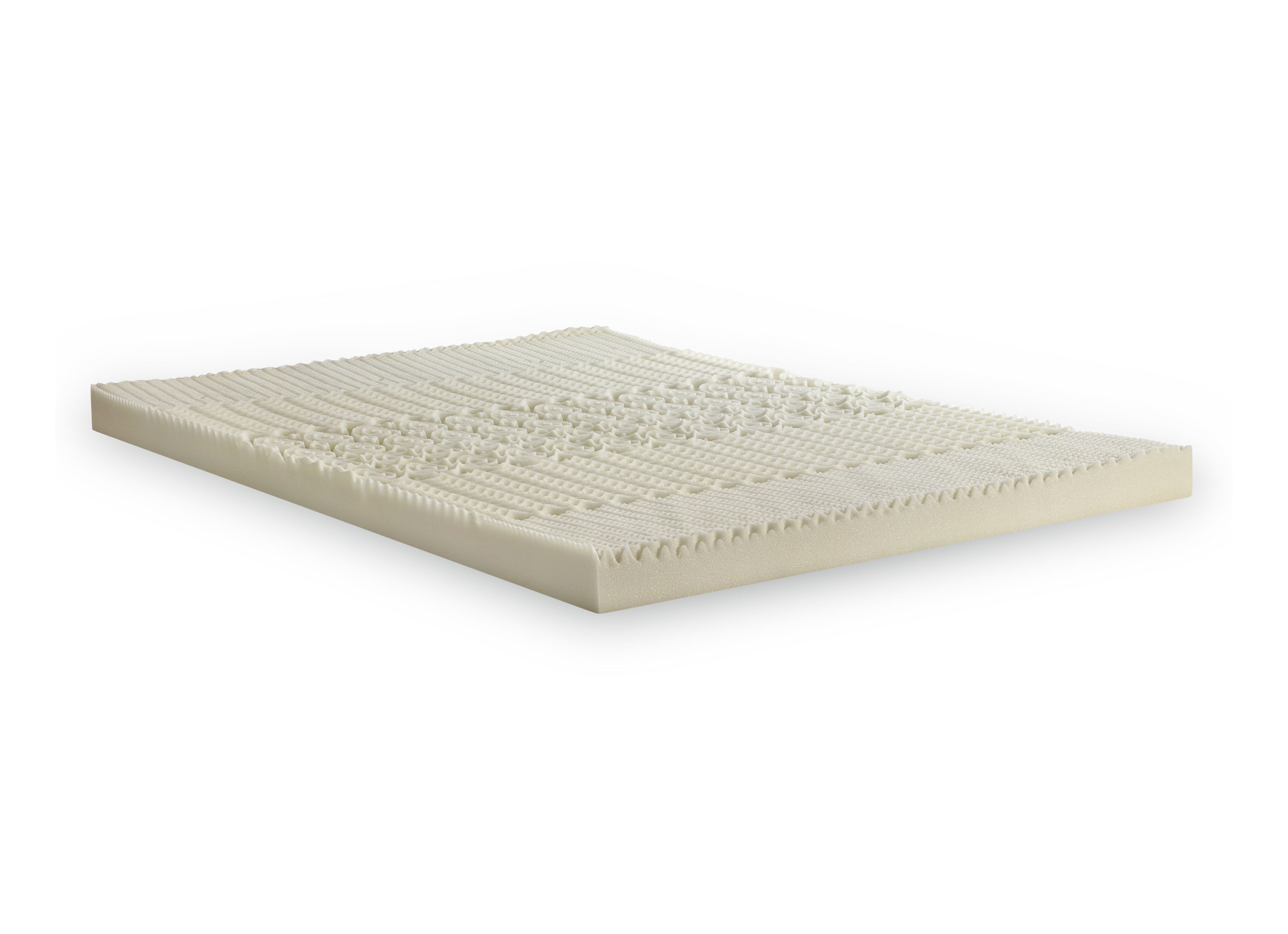 Isotonic+ Memory Foam Mattress Topper, 5 Zone, King, 4 inch, Isotonic
