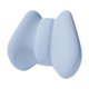 thumbnail image 1 of Almohada de apoyo lumbar de espuma viscoelástica cómoda para viajes, dormir y descansar en la cama. Azul, 1 of 9