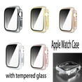 thumbnail image 2 of Compatible with Apple Watch Case 38mm 42mm with Screen Protector, Bling Case Crystal Diamond Tempered Glass Protective Cover for Apple Watch Series 3 2 1 -rose gold, 2 of 8