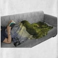 thumbnail image 6 of Forest Soft Flannel Fleece Throw Blanket, Rural Scenery Costa Rica Countryside Greenery Tropic Accents Botanical, Cozy Plush for Indoor and Outdoor Use, 70" x 90", Green Red Violet Blue, by Ambesonne, 6 of 6