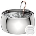 thumbnail image 1 of Fuente de agua para gatos Tomxcute de 4.0 L con grifo de cobre con cuello de cisne, 1 of 8
