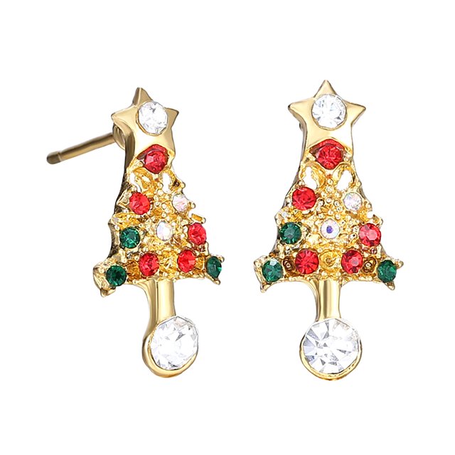 Pendientes de Navidad de dibujos animados de moda para mujer Pendientes de campana de Santa Wmkox8yi sjalhkljlk4520
