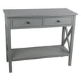 thumbnail image 1 of Privilege International 2 Drawer Urban Slat Top Console Table, 1 of 2