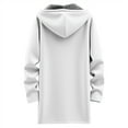 thumbnail image 5 of Jacket Women Women's Autumn Winter Solid Color Mid Length Lined Zipper Jackets Womens Coats White L, 5 of 5