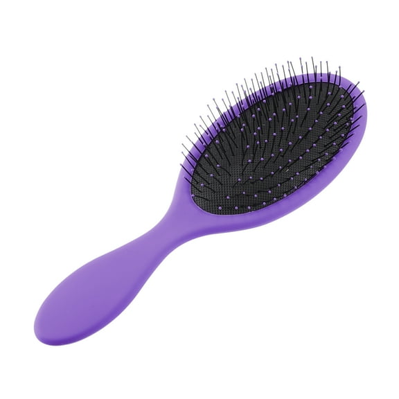 Unique Bargains 1 Pc Anti-Static Paddle Hair Detangle Brush Barber Brush Tools for Men and Women Styling Comb Purple