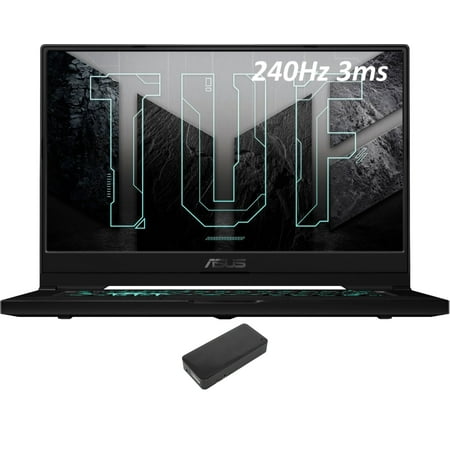 ASUS TUF Dash 15 Gaming/Entertainment Laptop (Intel i7-11370H 4-Core, 15.6in 240 Hz 1920x1080, NVIDIA RTX 3070, 40GB RAM, 4TB PCIe SSD, Backlit KB, Wifi, USB 3.2, HDMI, Win 10 Pro) with DV4K Dock