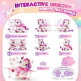 thumbnail image 4 of Freecat Girls Unicorn Toy, Kids Robot Pets, Remote Control Robot Toy for 3 4 5 6+ Years Old, Christmas Birthday Gift for 2-4 5-8 Years, STEM Toy Program Treats, Dancing Robot Unicorn Kids Toy, Pink., 4 of 7