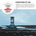 thumbnail image 2 of SHISUYAN 1pc Waterproof Chimney Rain Cover Smokestack Funnel Rain Shield, 2 of 5