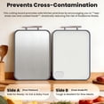 thumbnail image 5 of Icyberboom 17.5" × 11" Double-Sided Titanium Cutting Board, Multi-Functional with Built-in Grater, Non-Slip Border & Hanging Handle, 5 of 8