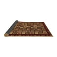 thumbnail image 2 of Ahgly Company Indoor Square Abstract Brown Modern Area Rugs, 4' Square, 2 of 4
