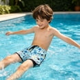 thumbnail image 4 of Shadoumai Swim Trunks Kids 5t 3d Funny Print Comfortable Shorts Fashion Baby Boy Swimsuit Boys Swim Shorts Swimsuits for Toddler Boys, 4 of 5