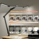 thumbnail image 3 of Lámpara de Escritorio LED para Oficina en Casa - Lámparas de Escritorio de 24 W y 1500 Lm con Abrazadera Lámpara de Mesa de Arquitecto Cabezal Ajustable Luz de Trabajo con Atenuación Continua (Negro), 3 of 9