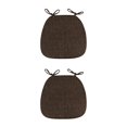 thumbnail image 4 of Guardoinrt Chair Cushion Pads Made With Polyester And Flax For Easy Cleaning And Durability Easy To Clean Chair Cushions Chair Pads coffee color 2Set, 4 of 6