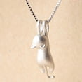 thumbnail image 4 of Ruanlalo Women Fashion Silver Plated Lovely Jumping Cat Pendant Necklace Jewelry Gift Silver, 4 of 6