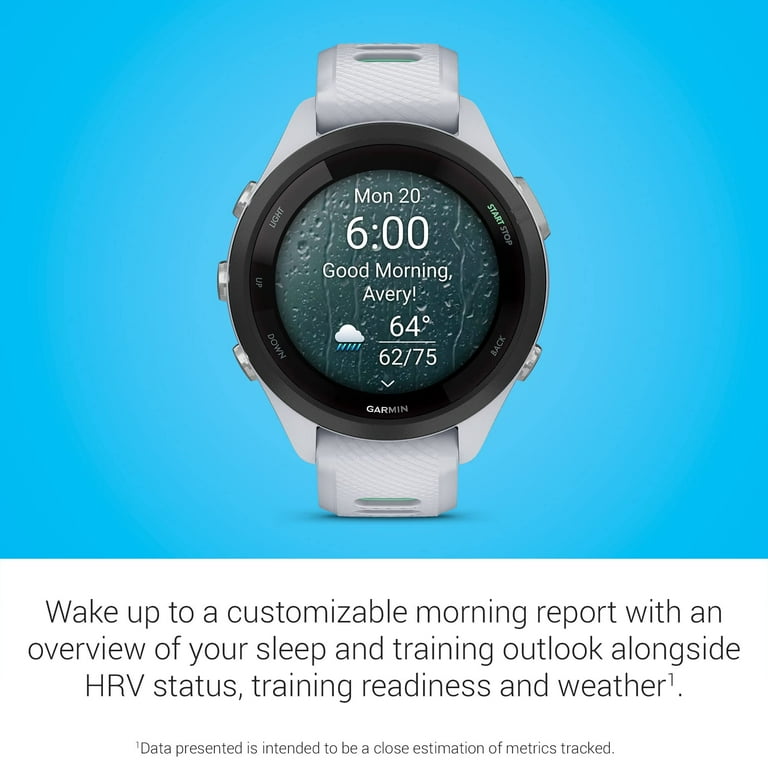 Garmin Forerunner 265S GPS Running Smartwatch, AMOLED, Training