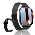 thumbnail image 4 of Venta Caliente 1.85 Pulgadas Pantalla Grande Pantalla Completa Táctil Con Banda De Acero Milanés Para Hombres Y Mujeres Deportes Reloj Inteligente En 2023, Con Una Correa Original De Silicona Para Hac, 4 of 4