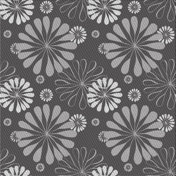 Ahgly Company Machine Washable Indoor Square Transitional Dark Goldray Area Rugs, 5' Square