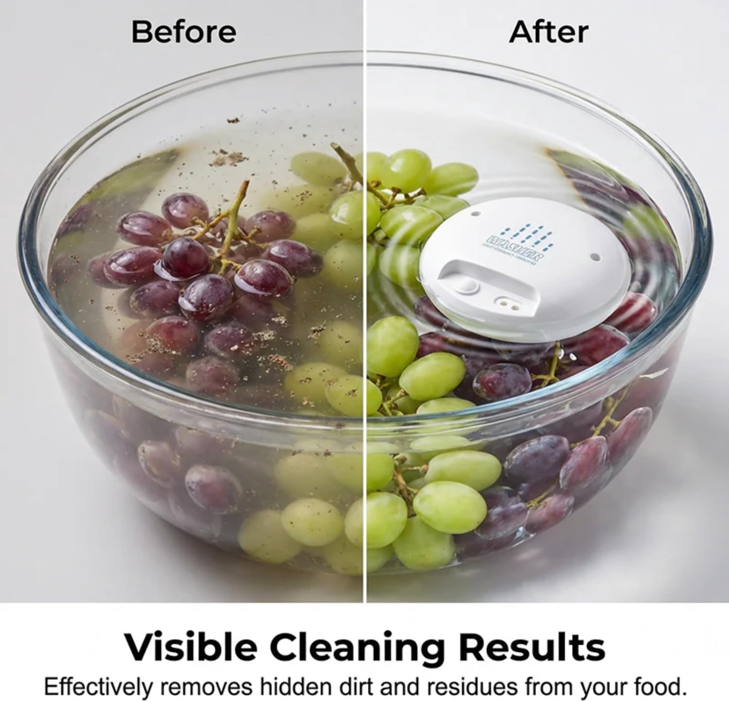 Portable Ultrasonic Fruit & Vegetable Washer – Fruit and Vegetable Washing Machine, Wireless Fruit Cleaner Machine for Washing Fruits, Vegetables, Rice, Meat (1)