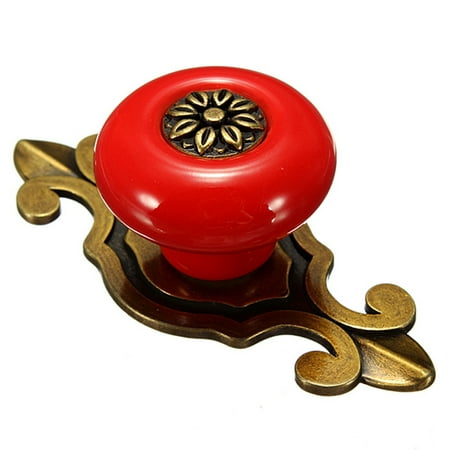 - Vintage Europe Ceramic Door Knobs Cabinet Cupboard Drawer Pull Handles