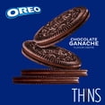thumbnail image 3 of OREO Thins Chocolate Ganache Creme Chocolate Sandwich Cookies, Family Size, 12.33 oz, 3 of 14