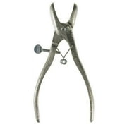 DECKER MANUFACTURING Decker Nickel-Plated Cast Malleable Iron Hog Ring Pliers with Spring R2