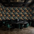 thumbnail image 5 of Peel and Stick Wallpaper Ominous Fantasy Forest Glowing Mushrooms Fireflies Wall Mural 17.7in x 9.8ft Self Adhesive Removable Wall Paper Renter Friendly Wallpaper for Nursery Bedroom Cabinets, 5 of 8