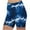 Multicolor, variant on UVEASISHA Athletic Biker Shorts for Women Elastic Waist Tummy Control Athletic Tights Fashion Tie Dye Printed Workout Leggings Soft Comfy Outdoor Running Shorts Multicolor S